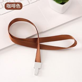 1.5cm multi-color integrated buckle work permit lanyard badge exhibition label hanging rope student card badge work number plate rope