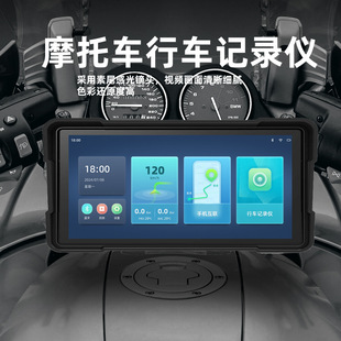 Монитор давления в шинах GPS-навигация HD 2K беспроводной carplay машина мотоцикл рекордер