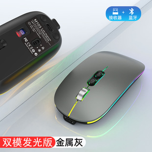 Tiger Cat M103 bluetooth двухрежимная беспроводная мышь бесшумная зарядка светящиеся офисные мыши завод mouse