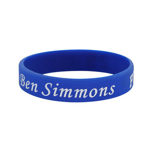 Small Size Thick NBA Basketball Silicone Rubber Bracelet Zion George Nets Durant Irving Luminous Bracelet