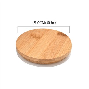Стеклянный подсвечник креативная свеча чашка Банка diy ароматическая свеча стеклянная Опора производство логотипа бамбуковая деревянная крышка