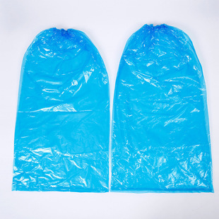 Disposable rain boots shoe cover waterproof non-slip transparent plastic outdoor thickened wear-resistant isolation foot cover rain-proof