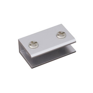 Aluminum Alloy Glass Clip Fixing Clip Mirror Holder Buckle Holder Fittings Clip Aluminum Clip Laminated Plate Buckle Semi-Circular