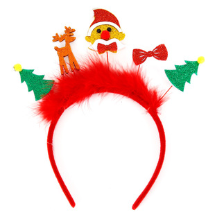 2025 New Christmas Headband Kids Adult Party Decoration Elk Antler Headband Christmas Decorations