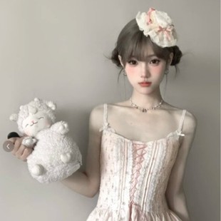 New Handmade Bow Hairpin Hair Accessories Lace Hat Hairpin Headdress
