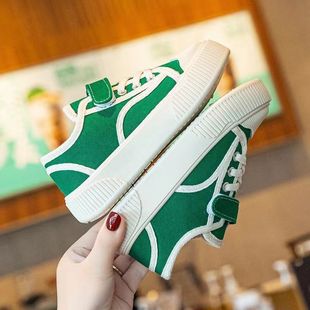 Children's Canvas Shoes Boys' Soft Sole Breathable Board Shoes Middle and Big Children's Casual Student Shoes Girls' Fashion Cloth Shoes Spring and Autumn