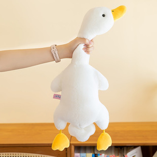 Cute Scream Duck Doll Big White Goose Doll Ragdoll Pillow Sounds Big Yellow Duck Plush Toy