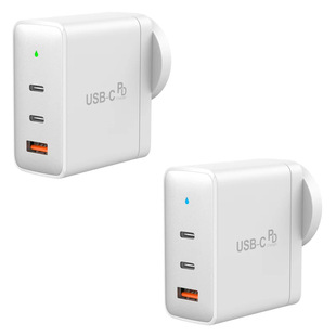 GaN120W Австралийское стандартное быстрое зарядное устройство с 2 портами Type-C и 1 USB-A портами высокоскоростного зарядного устройства