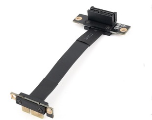 PCI-E 3.0 1X до 1X 90-градусная видеокарта звуковая карта беспроводная сетевая карта массив карт адаптер Блок Удлинительный кабель