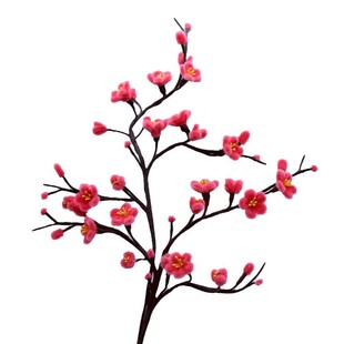 Finished artificial flower factory direct wholesale creative torsion bar diy multi-plum blossom eternal flower single finished product