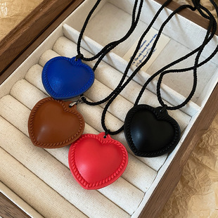 South Korea ins blogger with love pendant necklace net red fashion Joker sweater chain high-end jewelry wholesale