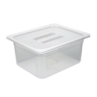 Rectangular acrylic gastronorm bowl plastic counting basin spicy hot pot display cabinet box vegetable pot crisper