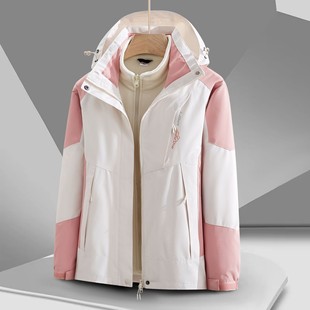Fanzuniao jacket men's three-in-one two-piece waterproof windproof mountaineering suit women's jacket overalls custom lg
