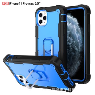 Suitable for iphone12 Stand Mobile Phone Case New Apple 11 Protective Cover 11promax Hardware Bracket Protective Cover