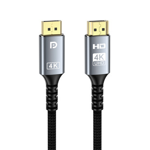 DP в HDMI адаптер кабель позолоченный 4 к30 Гц подходит для компьютера видеокарта монитор проектор ТВ адаптер кабель