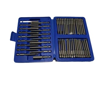 Cross-Border Strong Magnetic 50Pc Extended Bit Head Integrated Strong Extension Rod 50-Piece Set for Cross-Shaped Screwdriver and Electric Drill