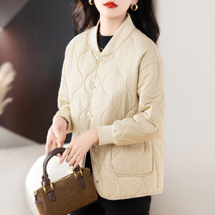 2025 winter new small cotton-padded jacket plus size women's fat light cotton short down cotton-padded jacket women's cotton-padded jacket coat