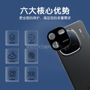 Подходит для пленки для объектива экрана серии VIVO Vivo iQOO 12/Z7, все включено, пленка для объектива с большим дуговым экраном
