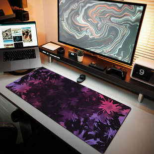 Cross-border Animation Landscape Painting Amazon Hot Sale Super Large Mouse Pad Thickened Non-slip Thermal Transfer Lock Edge Table Mat