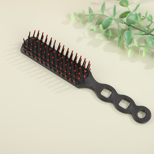 Factory Direct sales hair eight-character comb black rib comb hair creative comb household 1 yuan stall small goods