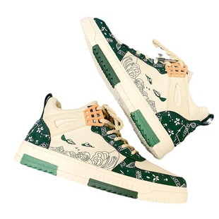 Cashew Flower Sneakers Men's Shoes 2024 Spring New Breathable sneaker Men's Teenagers All-match Korean Style Casual Trendy Shoes