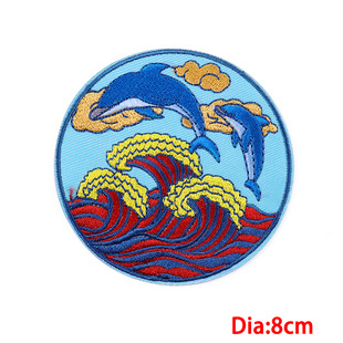 Creative punk organ DIY embroidery cloth stickers personality in stock fashion T-shirt jacket embroidery belt adhesive patch stickers