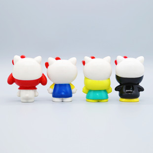 Санли одеваются Hello Kitty Cool Пингвин Мелоди Кукла DIY крем-клей для украшения торта