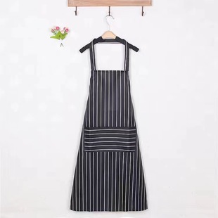 Cotton Apron Household Kitchen Cooking Oil-proof Strap Work Clothes Fresh Fashion Waistband Overalls for Work Adults