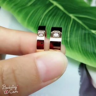 European and American chagge titanium steel non-LOGO couple ring stainless steel narrow wide ring men and women couple ring fashion