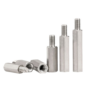 Stainless Steel Single Head Hexagon Stud Chassis Motherboard Connection Column M3M5 Yin and Yang Isolation Column PCB Motherboard Support Column