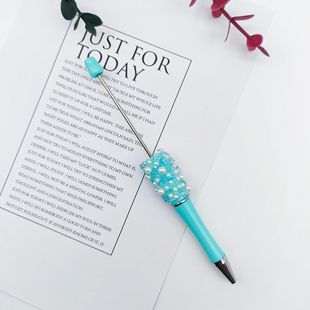 Pearl Gyssophila Beaded Pen Sugar Crystal Plus Edition Beaded Ballpoint Pen Live Selling Cute Grain Blind Box Pen