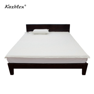 Manufacturers produce silver fiber grounding conductive cloth Tester cotton large grid grounding bed sheet pillowcase woven white fabric
