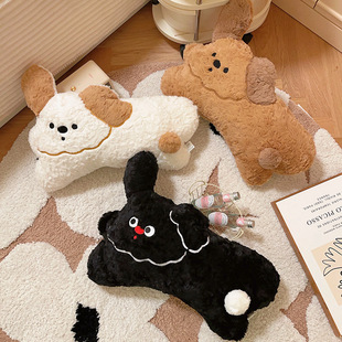 Internet Celebrating Cute Doodle Dog Plush Toy Stuffy Dog Doll Girls Sleeping Sofa Pillow Ornaments Doll Gift