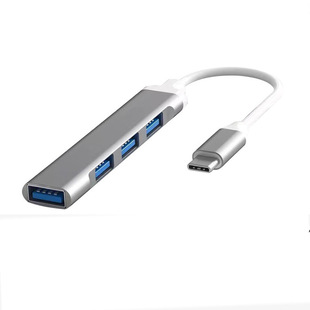 USB3.0 splitter is suitable for type-c one-to-four multi-port 2.0hub external mouse keyboard U disk port