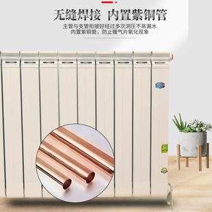 Household electric heating heater, water filling, quick heating radiator, water heating, electric heater, copper-aluminum composite coal to electricity