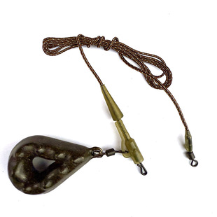 Environmental protection dip plastic lead pendant love type with ring fishing throwing rod sea rod Luya solid string hook processing cheap