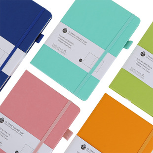 Point Printing Notebook Cross-border A5 Strap Business Office Notebook High Value Student Handbook Notebook in stock