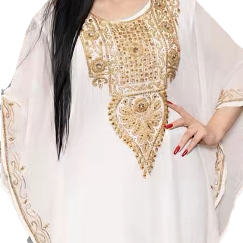 African Cross-Border Plus-Size Women's Dress Embroidered Lace Robe 8299 # (Please Contact Customer Service for Image Packages)