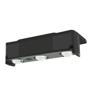 New solar wall lamp fence lamp outdoor courtyard garden 3led wall washer lamp home decoration atmosphere wall lamp