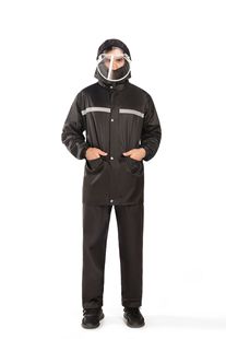 Anti-rainstorm split raincoat rain pants set outdoor duty windproof warm adult men's and women's reflective raincoat wholesale
