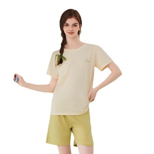 Lanjing Modal Cotton Belt Chest Pad Pajamas Women's Summer Cool High-end Women's Pajamas Home Clothes Women's Outwear