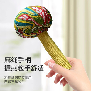 Coarse cloth wormwood hammer Meridian massage Knocking health hammer Shoulder neck Lumbar patting Moxibustion hammer Whole body massage wormwood hammer