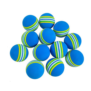 Оптовая eva Rainbow Ball 35 мм мяч для домашних животных мяч для гольфа практика мяч эластичный eva Rainbow Ball