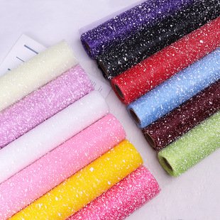 Flower packaging snow spot yarn bouquet packaging handmade diy material florist gift packaging diy gauze material