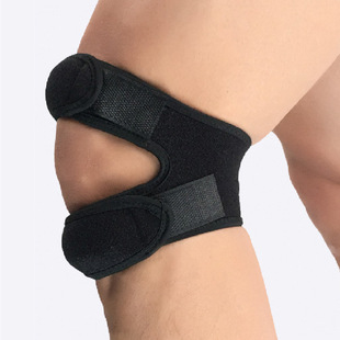 Patella with Sports Knee Cover Shock Absorbing Pressurized Leg Protector Outdoor Basketball Football Riding Fitness Protector