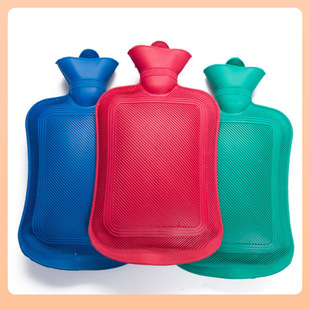 ✅ Old Style Water-Filled Rubber Hot Water Bag Large Hand Warmer Hand Warmer Bag Removable Washable Cloth Cover Hot Water Bag Wholesale