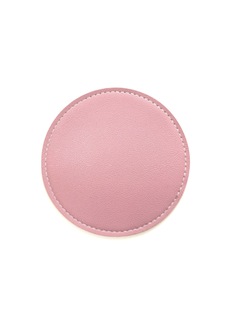 New leather insulation coaster round solid color coaster non-slip waterproof disposable oil-proof insulation pad coffee coaster