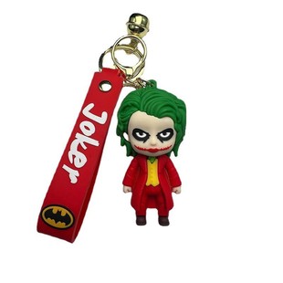 Halloween Cartoon Clown Keychain Car School Bag Joker Pendant Accessories Key Ring Small Gift Spot Wholesale