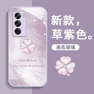 opporeno9 Phone Case for Women Reno10 Lanyard Suitable Glass All-inclusive opporeno13Pro Protective Case 12
