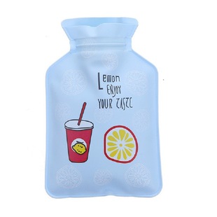 Welfare Cartoon PVC Mini Hot Water Bag Water-filled Hand Warmer Student Warm Water Bag Children's Pearlescent Hair
